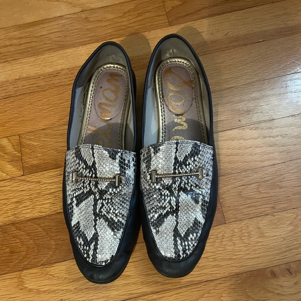 Sam Edelman snakeskin loafers